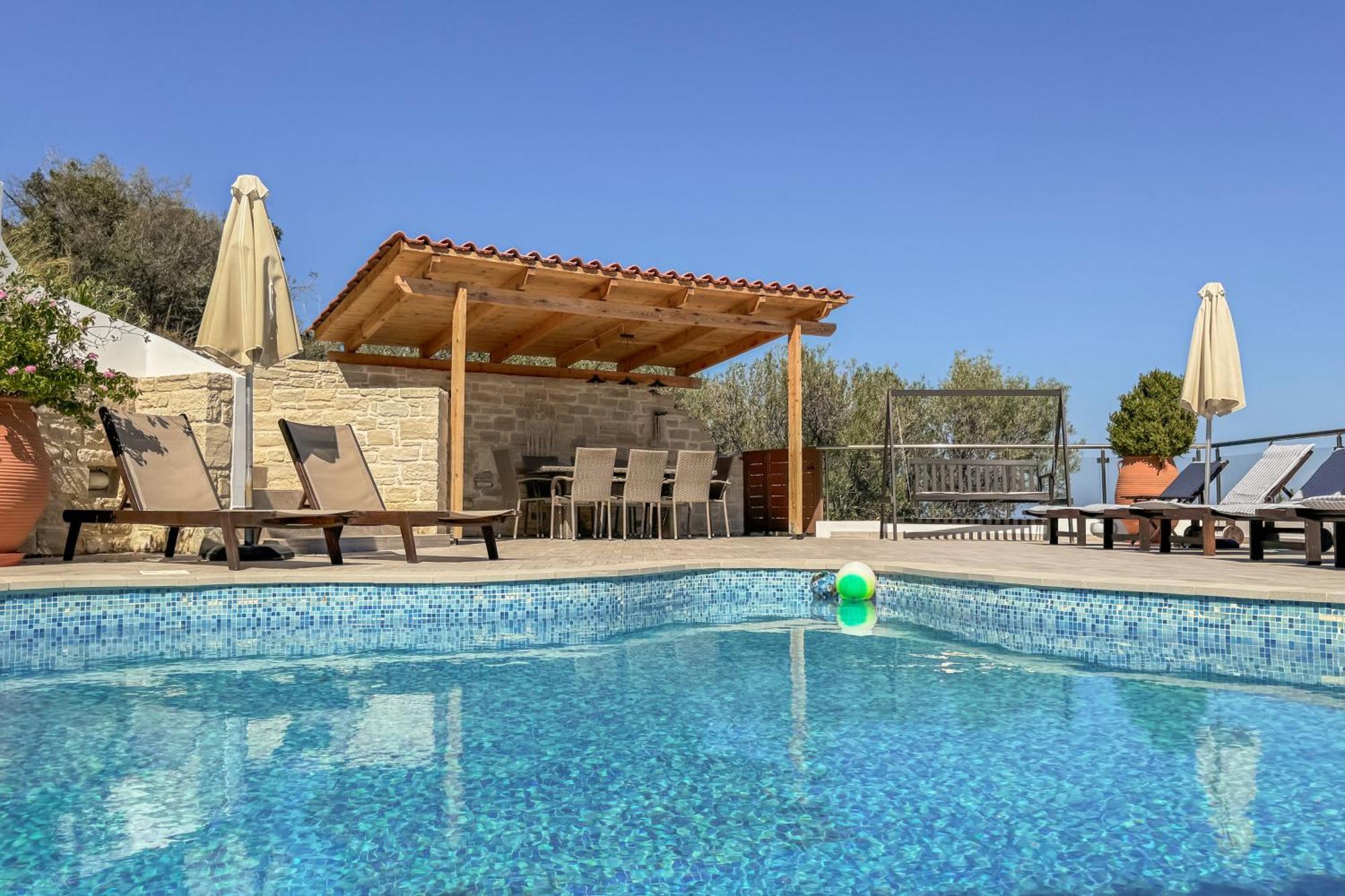 Pano Stalos Villas Esterno foto